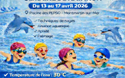 Il reste encore des places pour le séjour « savoir nager en bord de mer » !
